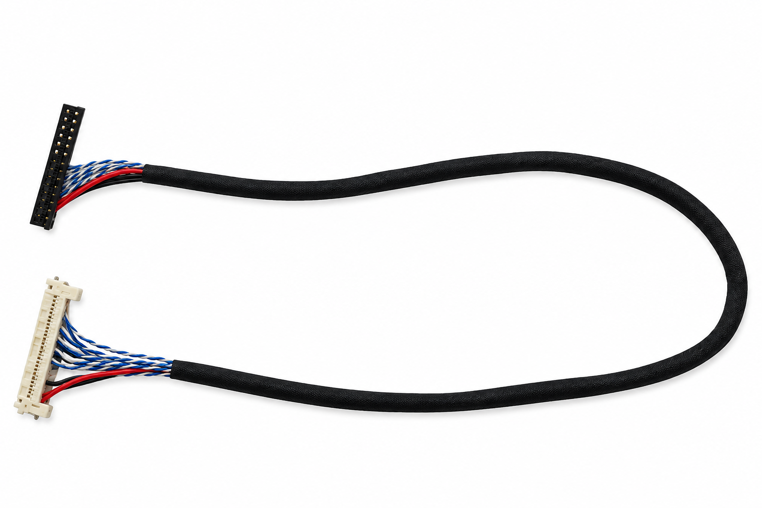 5 Pair Universal LVDS Cable Left Side Power – LED TV Panel Cable
